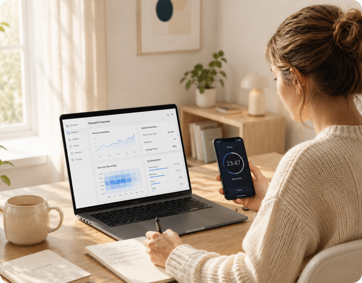 Focusly product visual